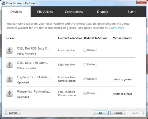 Citrix USB viewer